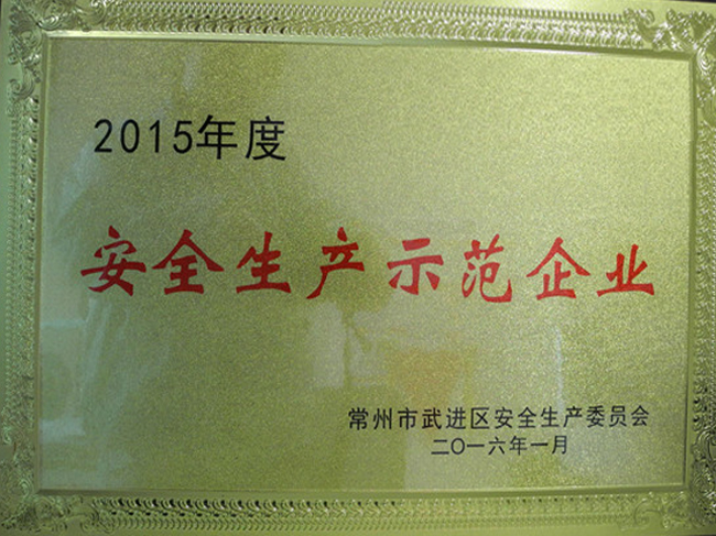 安全生产示范企业